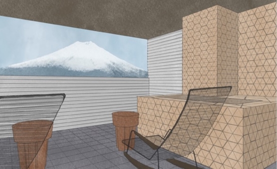 『3階富士山側』個室サウナ・露天風呂付85平米【スイートA】